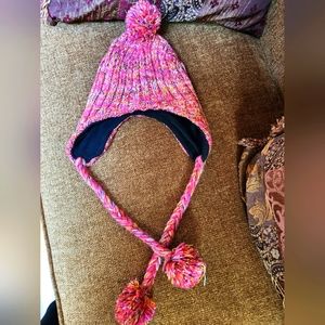 Girls multicolored knit hat